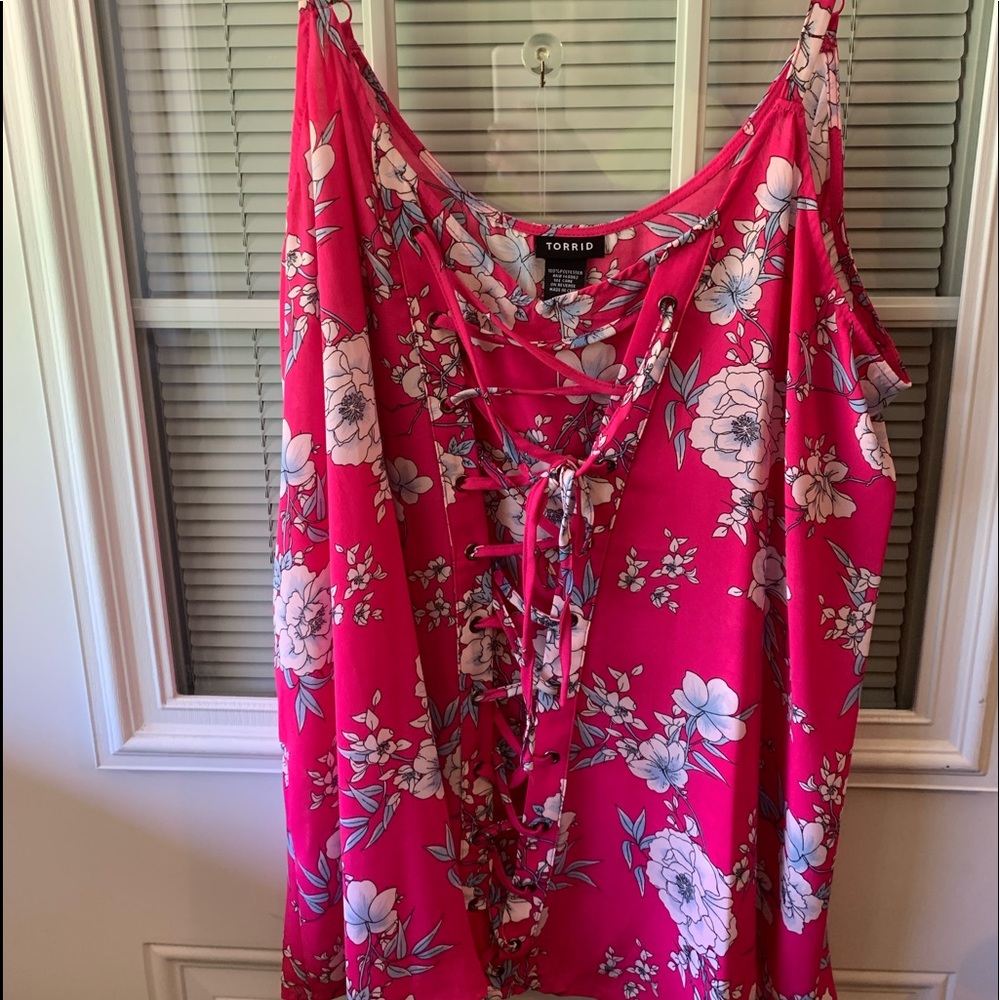 Torrid Pink Floral Cami